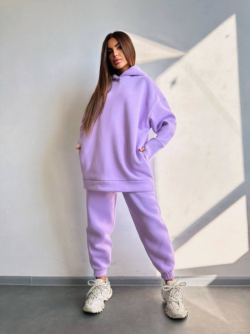Теплий комплект: худі + спортивні штани Теплий комплект: худі + спортивні штани | PUSHKA SHOP