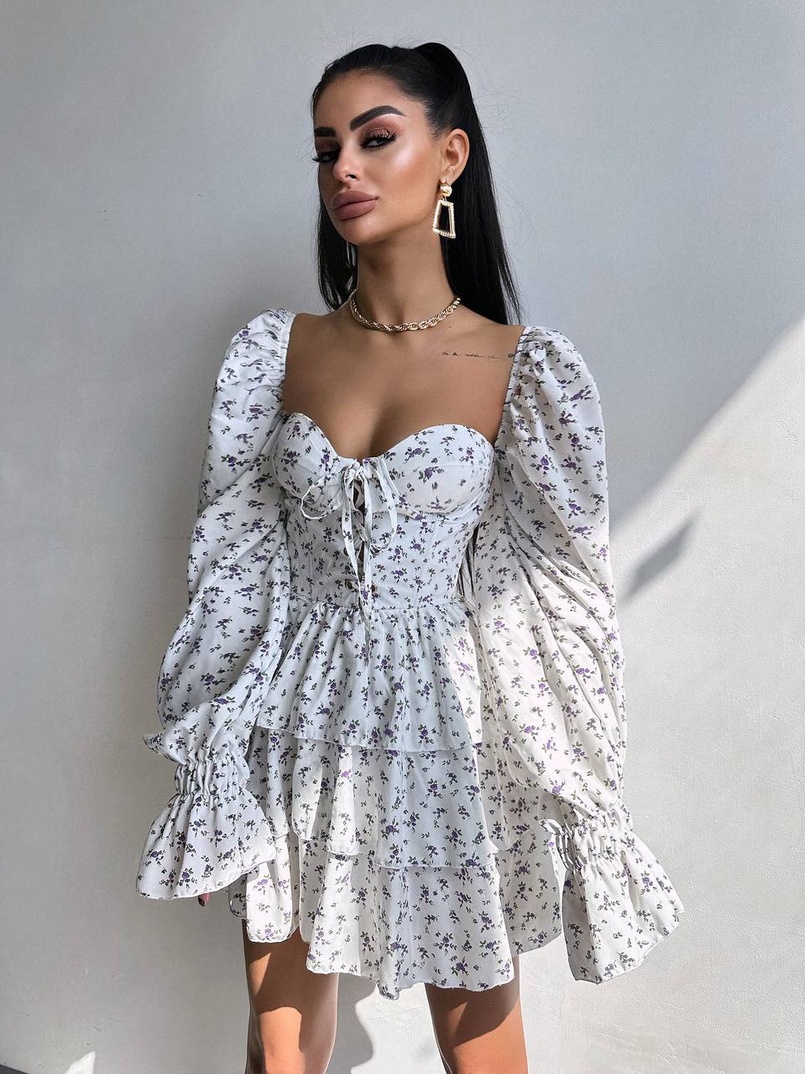 Корсетна сукня -бюстьє з пишною спідницею  Корсетна сукня -бюстьє з пишною спідницею  | PUSHKA SHOP