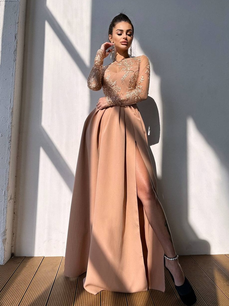 Сукня максі з мереживом  Сукня максі з мереживом  | PUSHKA SHOP