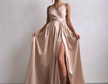 Атласна сукня максі  Атласна сукня максі  | PUSHKA SHOP