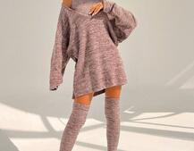 Трикотажна сукня-двійка + гетри  Трикотажна сукня-двійка + гетри  | PUSHKA SHOP