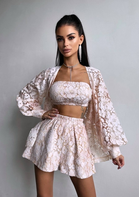 Мереживний комплект трійка  Мереживний комплект трійка  | PUSHKA SHOP