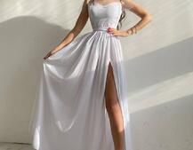 Платье-макси из сетки   с блестками  Платье-макси из сетки   с блестками  | PUSHKA SHOP