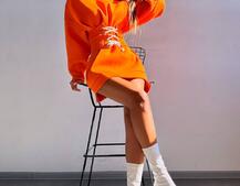 Тепле затишне худі over-size на флісі + корсет на шнурівці Можна носити з корсетом та без | PUSHKA SHOP