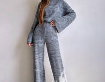 Трикотажний базовий комплект: світшот + штани  Трикотажний базовий комплект: світшот + штани  | PUSHKA SHOP