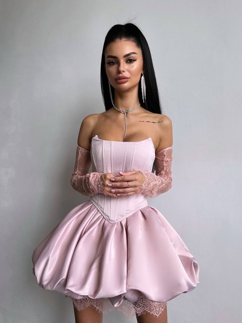 Комплект: корсет з рукавичками + спідниця  | PUSHKA SHOP