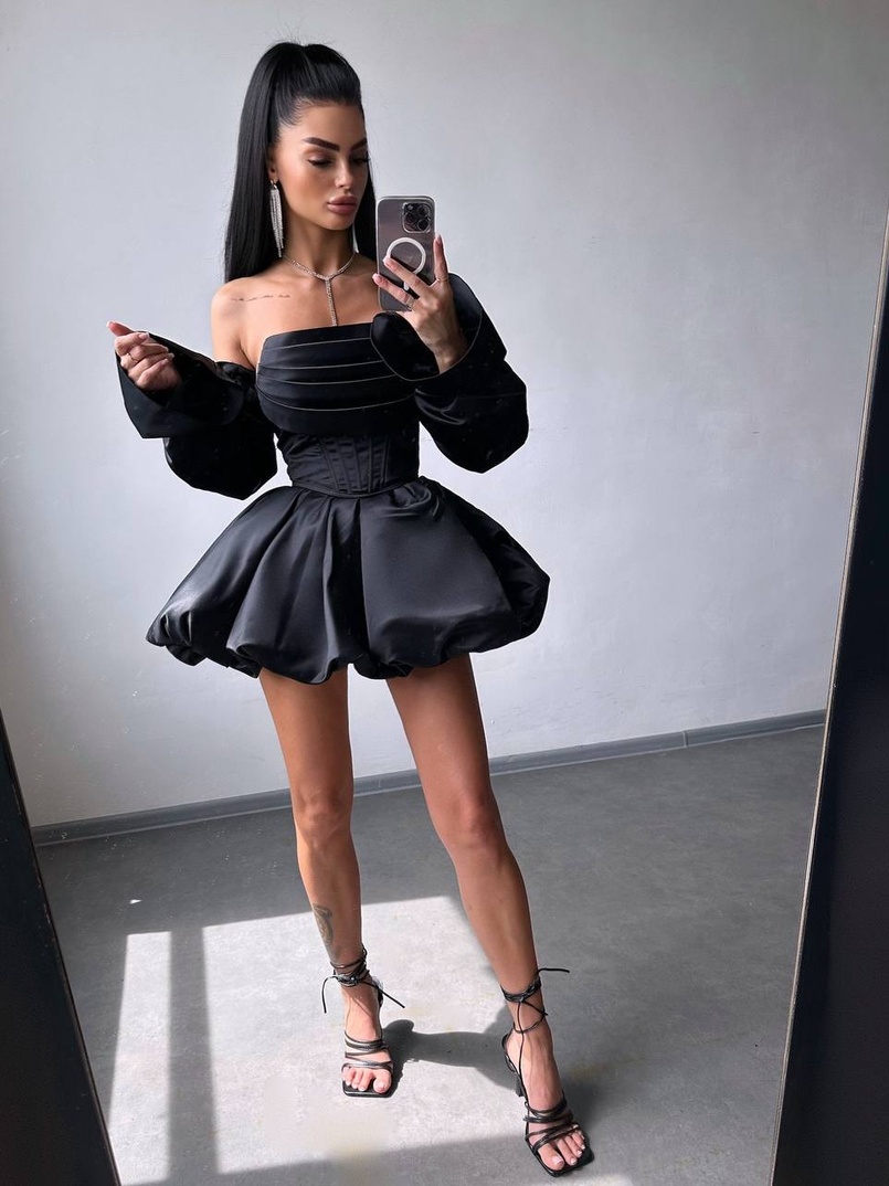 Комплект : корсет з рукавами  + спідниця балон  | PUSHKA SHOP
