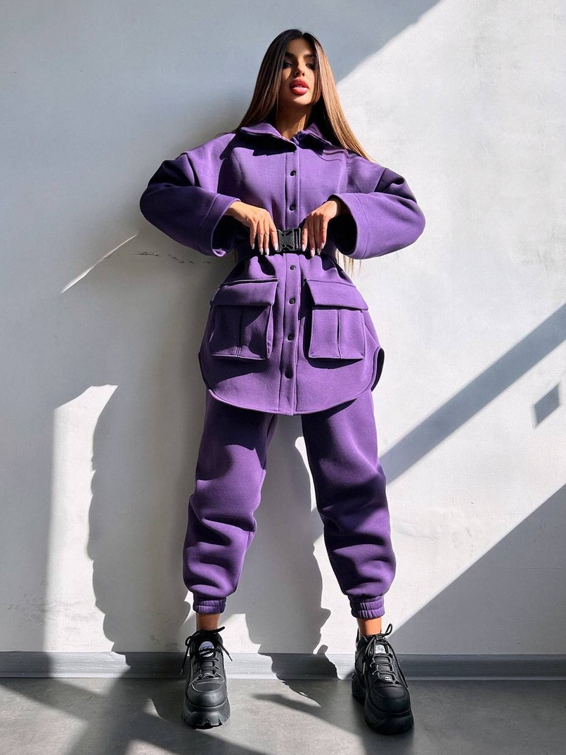 Комплект: тепла сорочка на кнопках + джоггери Комплект: тепла сорочка на кнопках + джоггери | PUSHKA SHOP