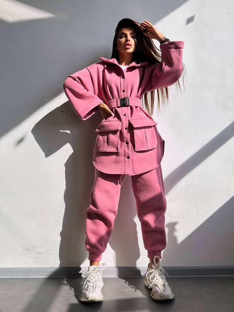 Комплект: тепла сорочка на кнопках + джоггери Комплект: тепла сорочка на кнопках + джоггери | PUSHKA SHOP