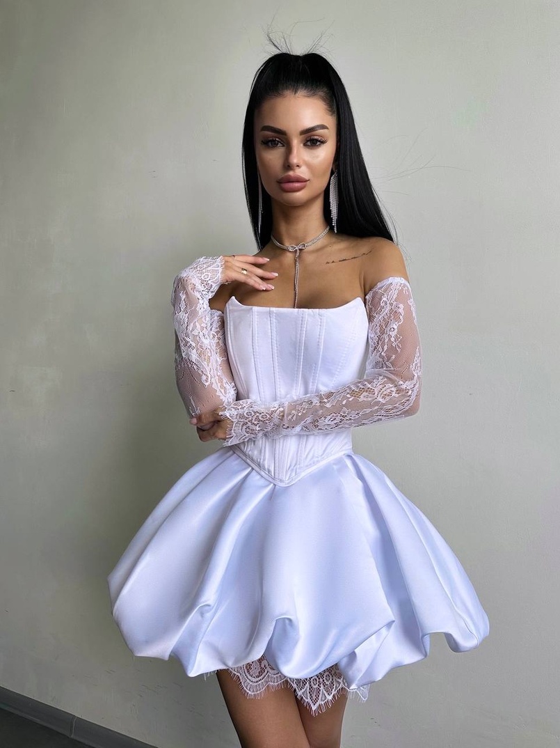 Комплект: корсет з рукавичками + спідниця  | PUSHKA SHOP