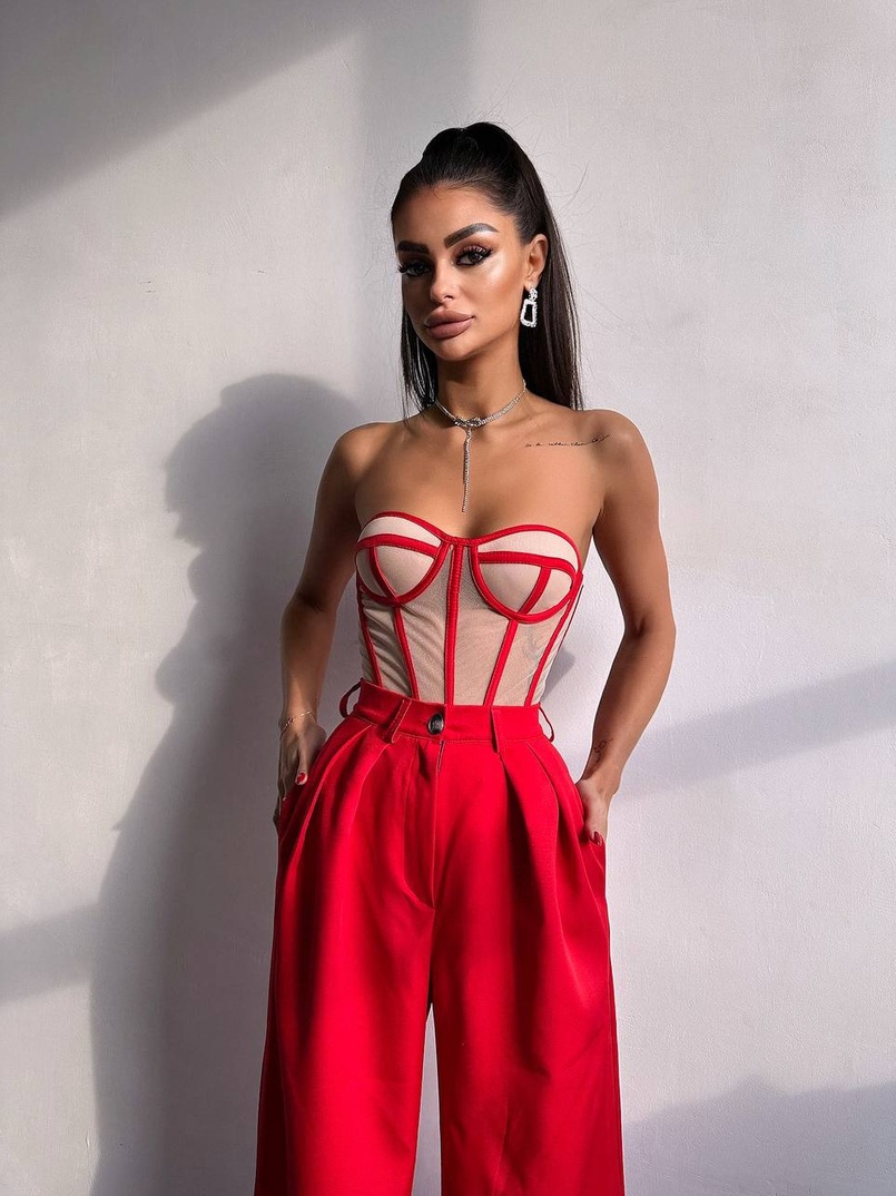 Костюм:  піджак на підкладці, штани+ корсет Костюм:  піджак на підкладці, штани+ корсет | PUSHKA SHOP