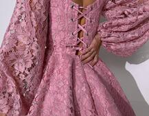 Мереживна сукня з корсетним верхом та пишною подвійною спідницею  Мереживна сукня з корсетним верхом та пишною подвійною спідницею  | PUSHKA SHOP