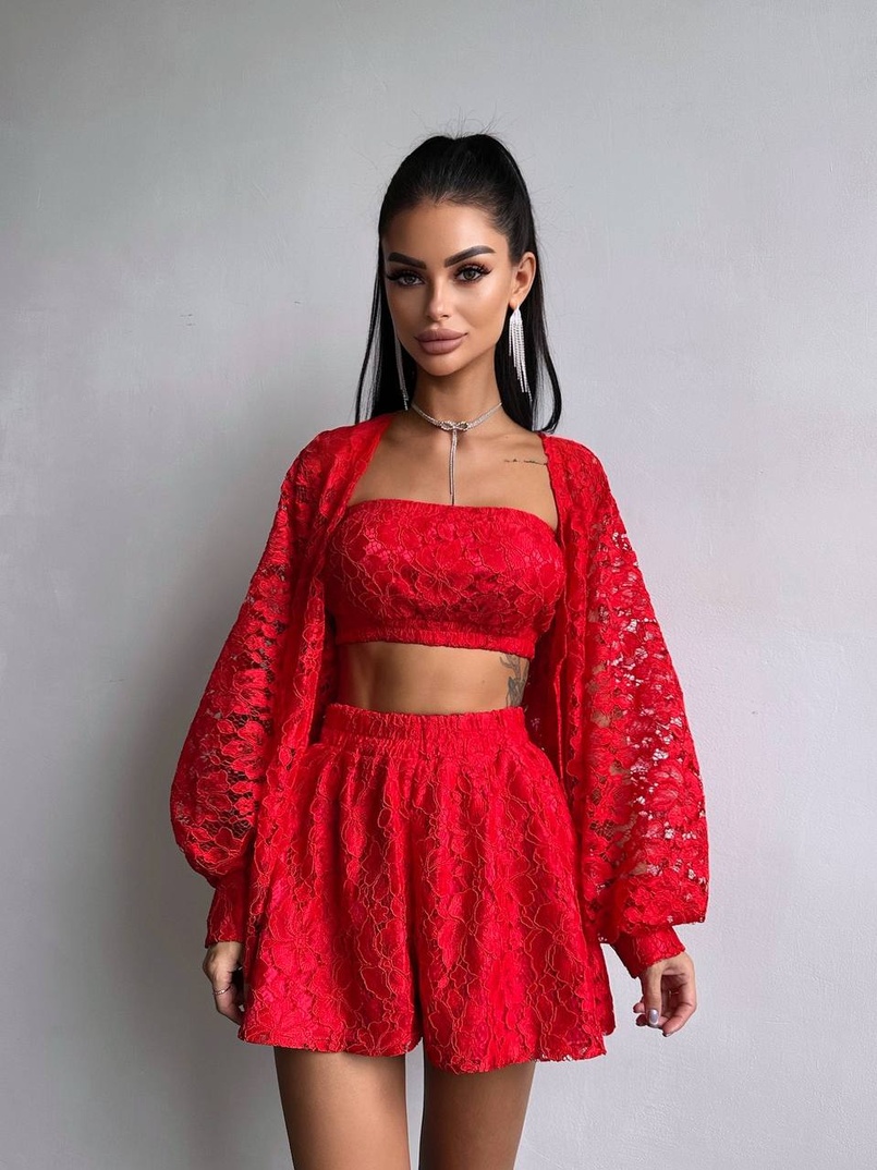 Мереживний комплект трійка  Мереживний комплект трійка  | PUSHKA SHOP