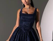 Сяюча корсетна сукня міні Сяюча корсетна сукня міні | PUSHKA SHOP