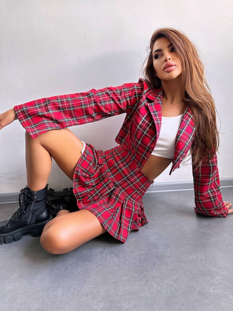 Комплект: спідниця, шорти+топ+піджак Комплект: спідниця, шорти+топ+піджак | PUSHKA SHOP