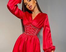 Корсетное платье с пышной юбкой Корсетное платье с пышной юбкой | PUSHKA SHOP