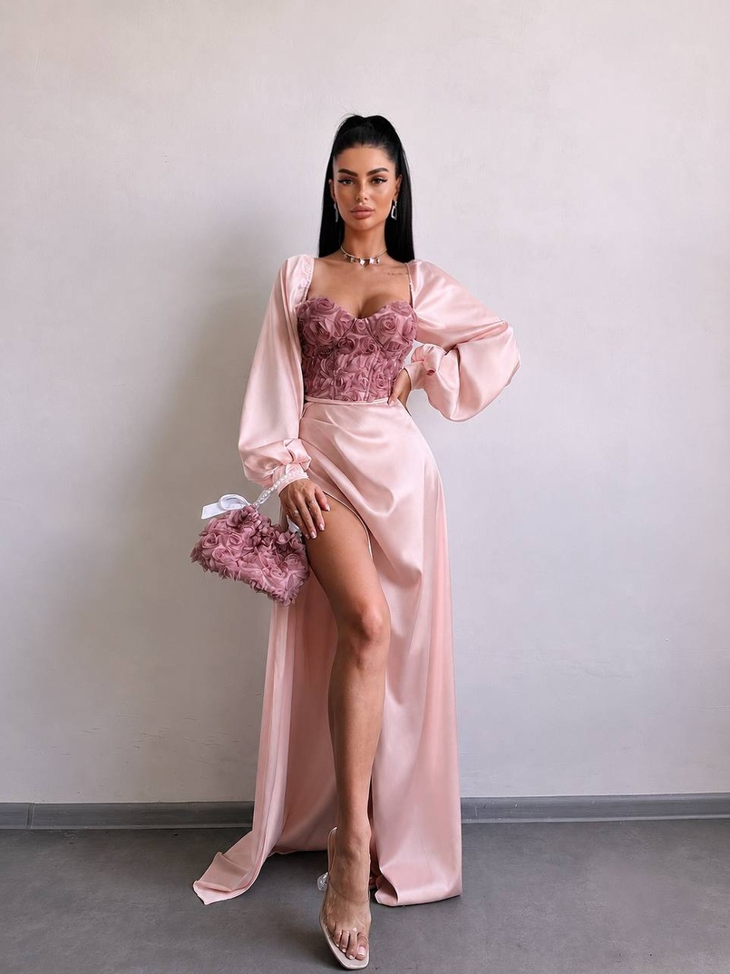 Комплект : корсет + спідниця максі | PUSHKA SHOP