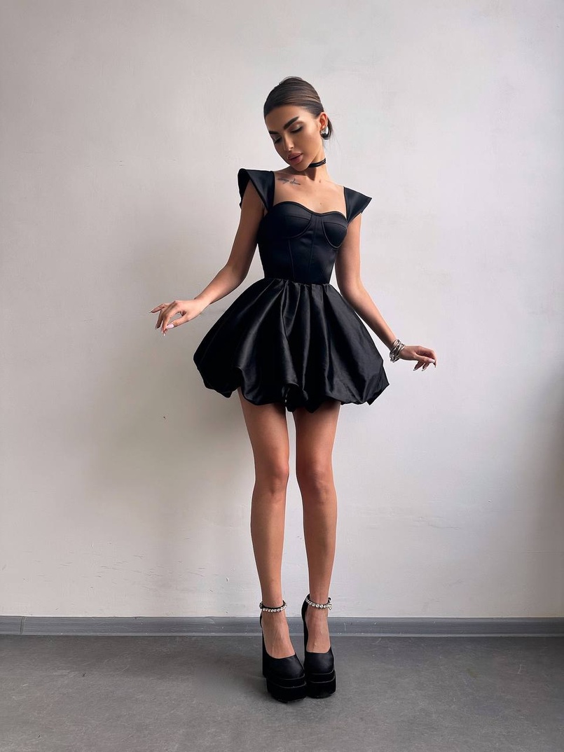 Комплект : корсет  з чашечками+ спідниця балон  | PUSHKA SHOP