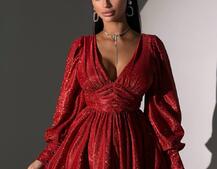 Сукня із пишною подвійною спідницею та драпіруванням Сукня із пишною подвійною спідницею та драпіруванням | PUSHKA SHOP