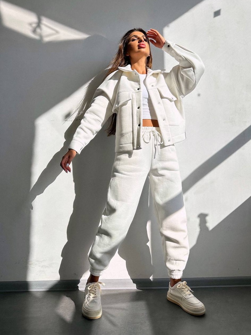 Комплект: тепла сорочка на кнопках + джоггери Комплект: тепла сорочка на кнопках + джоггери | PUSHKA SHOP