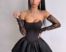 Комплект: корсет з рукавичками + спідниця  | PUSHKA SHOP