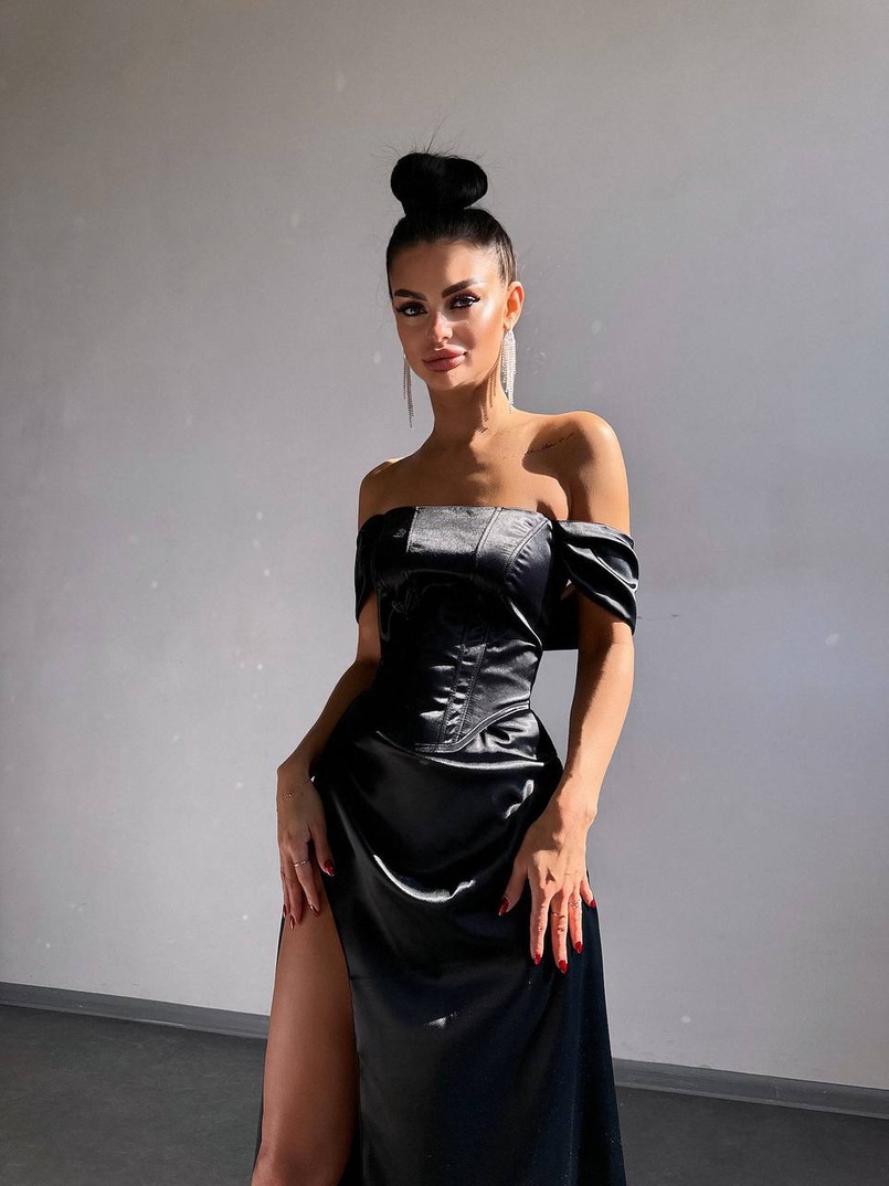 Комплект: корсет + спідниця максі з драпіруванням   Комплект: корсет + спідниця максі з драпіруванням   | PUSHKA SHOP