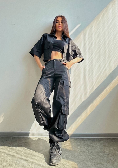 Комплект:  сорочка та штани карго | PUSHKA SHOP