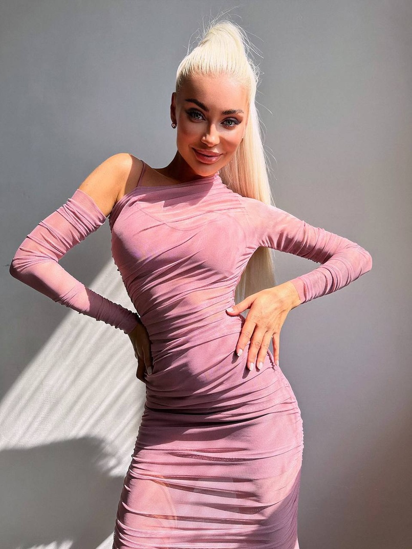 Сукня міді з драпіруванням   Сукня міді з драпіруванням   | PUSHKA SHOP