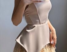 Атласна корсетна сукня  Атласна корсетна сукня  | PUSHKA SHOP