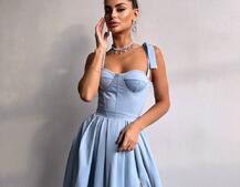 Сукня максі із чашечками та корсетним верхом Сукня максі із чашечками та корсетним верхом | PUSHKA SHOP