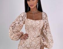 Мереживний комплект: корсет + спідниця міні Мереживний комплект: корсет + спідниця міні | PUSHKA SHOP