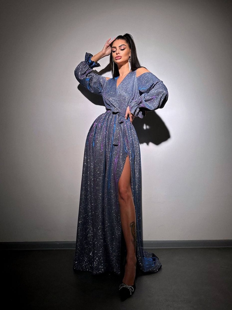 Сяюча сукня максі Сяюча сукня максі | PUSHKA SHOP