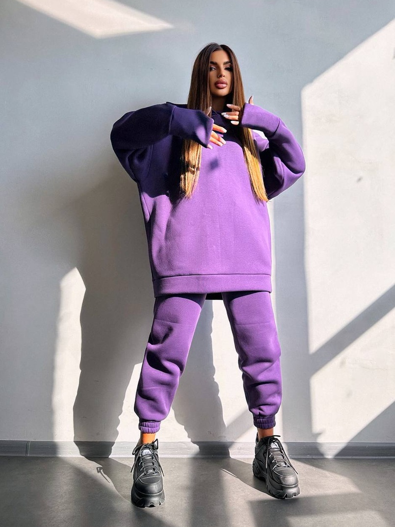 Теплий комплект: худі + спортивні штани Теплий комплект: худі + спортивні штани | PUSHKA SHOP