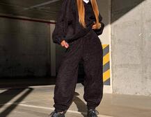 Теплий та мʼякий комплект: Обʼємний худі з капюшоном та штани з манжетами  Дуже приємний до тіла Теплий та мʼякий комплект: Обʼємний худі з капюшоном та штани з манжетами  Дуже приємний до тіла | PUSHKA SHOP