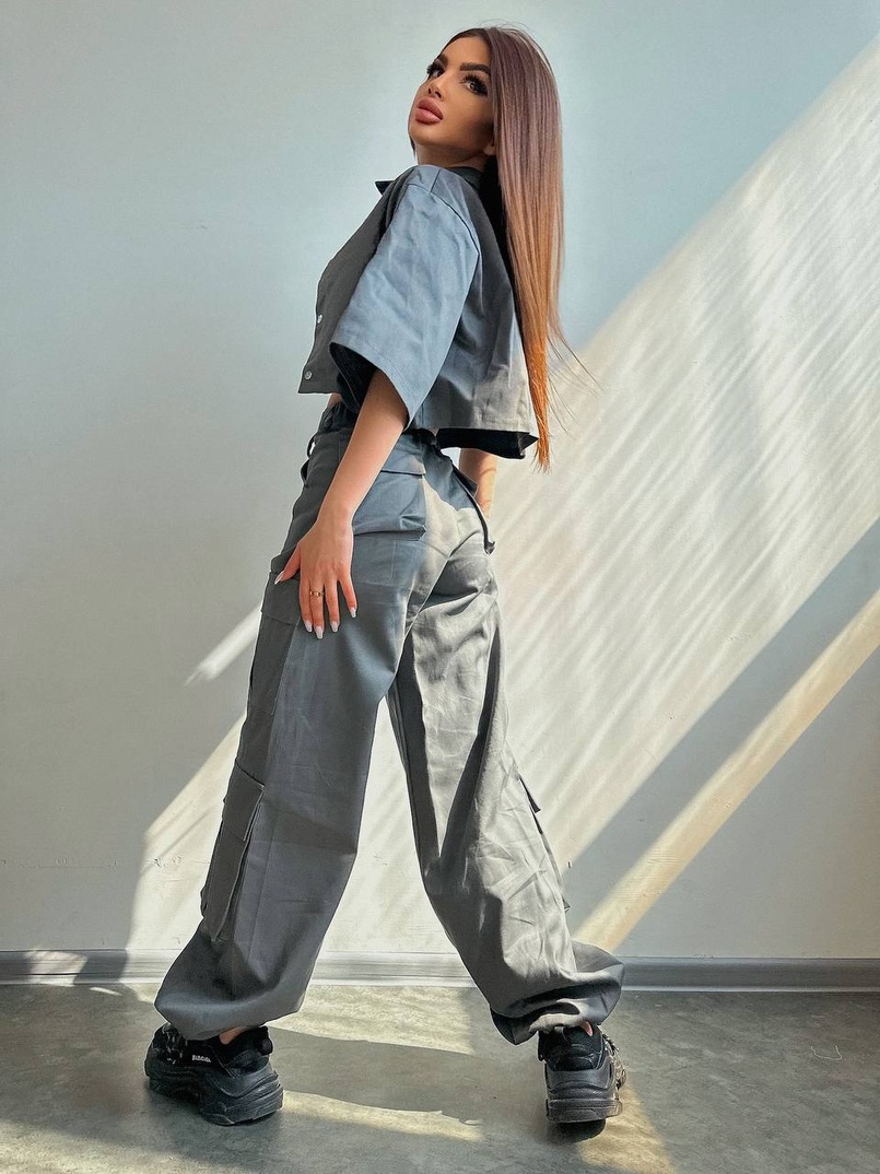 Комплект:  сорочка та штани карго Комплект:  сорочка та штани карго | PUSHKA SHOP