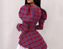 Сукня з об'ємними рукавами + спідниця з воланами Сукня з об'ємними рукавами + спідниця з воланами | PUSHKA SHOP