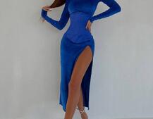 Оксамитова сукня міді з розрізом + атласний корсет Оксамитова сукня міді з розрізом + атласний корсет | PUSHKA SHOP