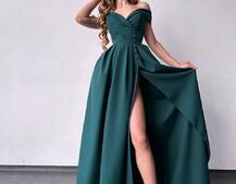 Сукня максі  з розрізом на спідниці  Сукня максі  з розрізом на спідниці  | PUSHKA SHOP