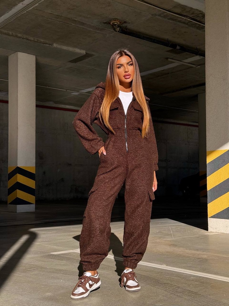 Теплий та мʼякий комбінезон Тедді на флісі Дуже приємний до тіла Теплий та мʼякий комбінезон Тедді на флісі Дуже приємний до тіла | PUSHKA SHOP