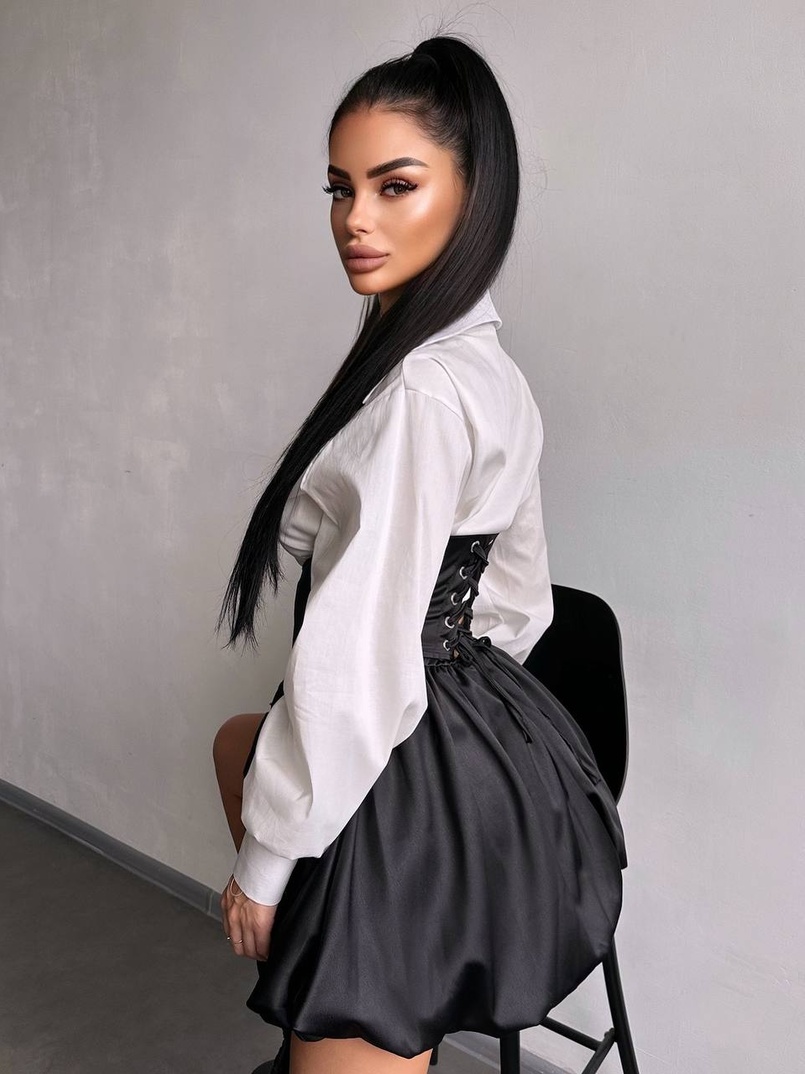 Комплект: сорочка  + корсетна спідниця Комплект: сорочка  + корсетна спідниця | PUSHKA SHOP