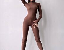 Облягаючий трикотажний комбінезон  Облягаючий трикотажний комбінезон  | PUSHKA SHOP