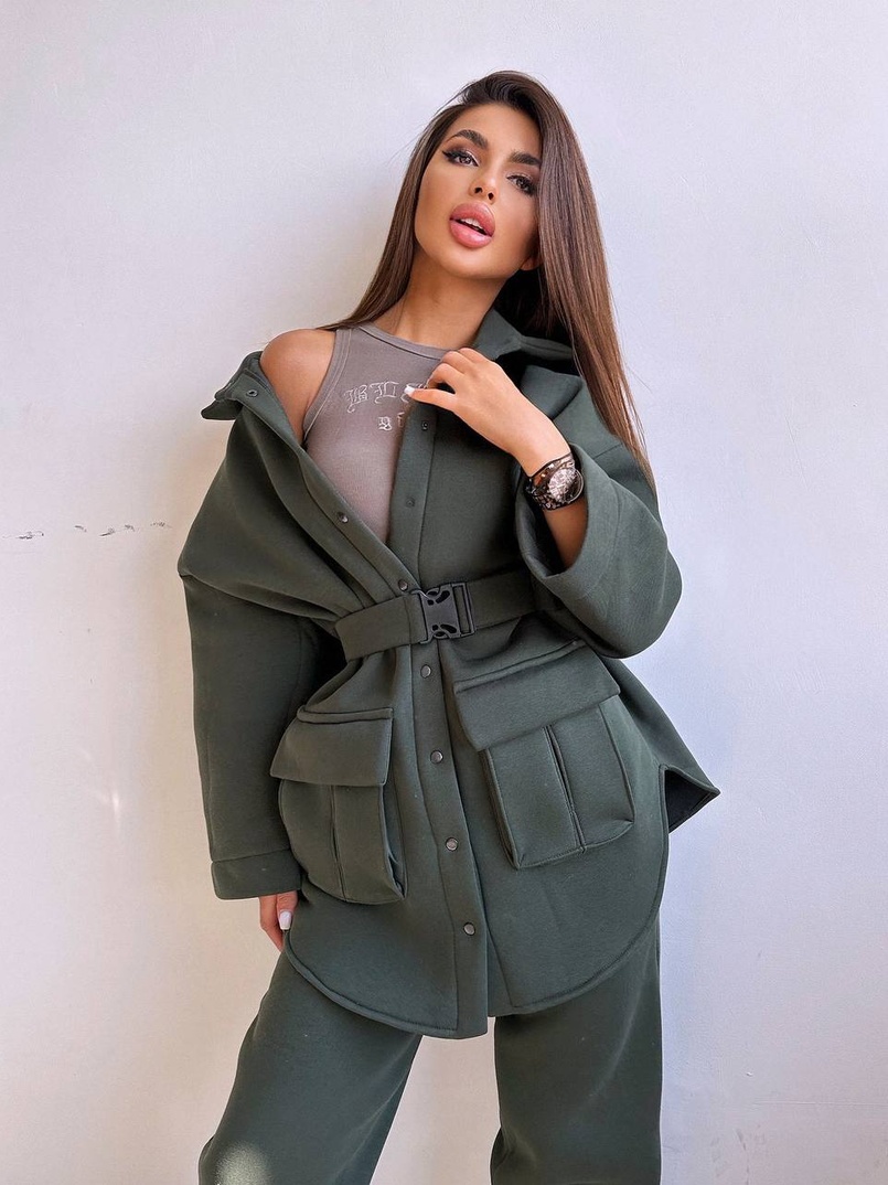 Комплект: тепла сорочка на кнопках + джоггери Комплект: тепла сорочка на кнопках + джоггери | PUSHKA SHOP