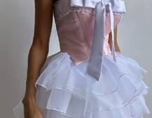 Комплект: корсет + пишна спідниця міні  Комплект: корсет + пишна спідниця міні  | PUSHKA SHOP