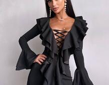 Сукня з воланами  Сукня з воланами  | PUSHKA SHOP