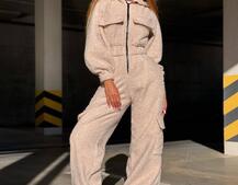 Теплий та мʼякий комбінезон Тедді на флісі Дуже приємний до тіла Теплий та мʼякий комбінезон Тедді на флісі Дуже приємний до тіла | PUSHKA SHOP