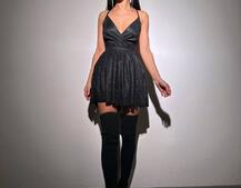 Блискуча сукня з пишною спідницею та шнурівкою на спинці Блискуча сукня з пишною спідницею та шнурівкою на спинці | PUSHKA SHOP