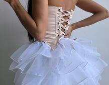 Комплект: корсет + пишна спідниця міні  Комплект: корсет + пишна спідниця міні  | PUSHKA SHOP