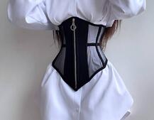 Приталена сорочка + корсет з блискавкою  Приталена сорочка + корсет з блискавкою  | PUSHKA SHOP