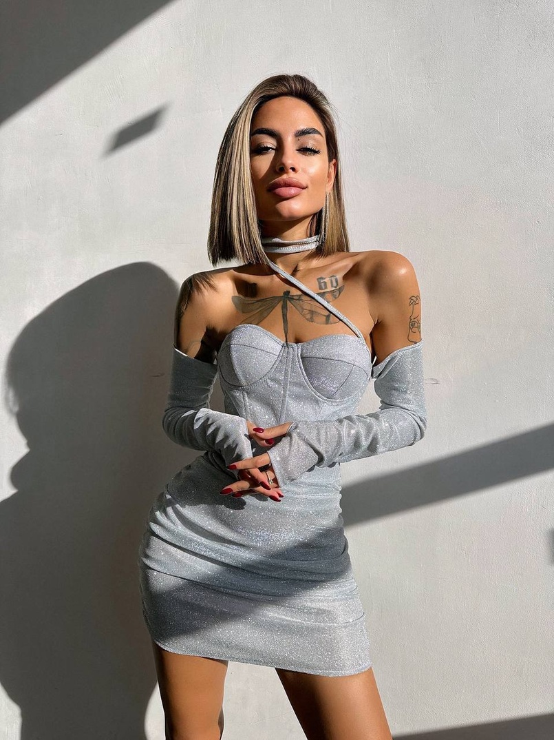 Сяюча корсетна сукня бюстьє | PUSHKA SHOP