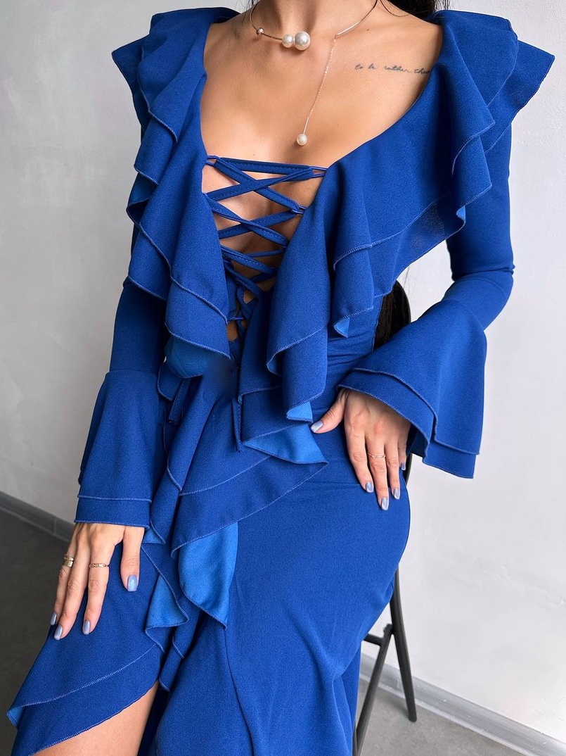 Сукня з воланами  Сукня з воланами  | PUSHKA SHOP